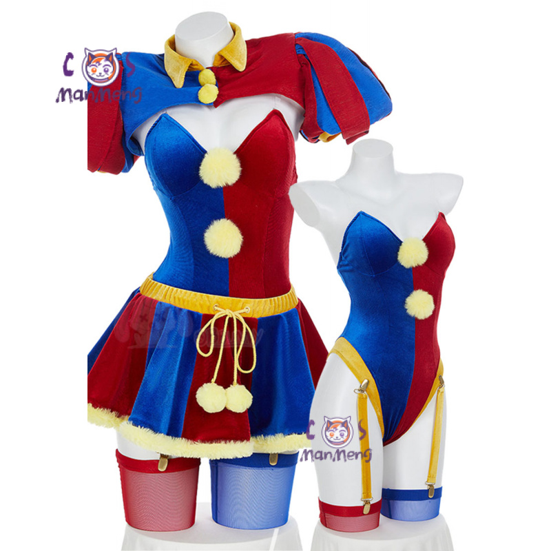 Anime Cosplay Jumpsuit - Anime increíble joker chica circo Digital