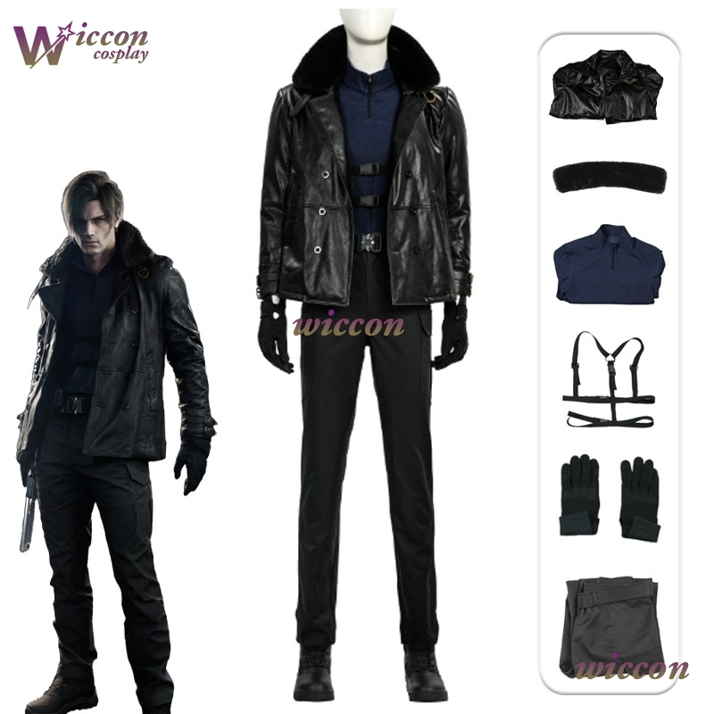 Anime Cosplay Jumpsuit - Disfraz de Cosplay de Leon·S·Kennedy de