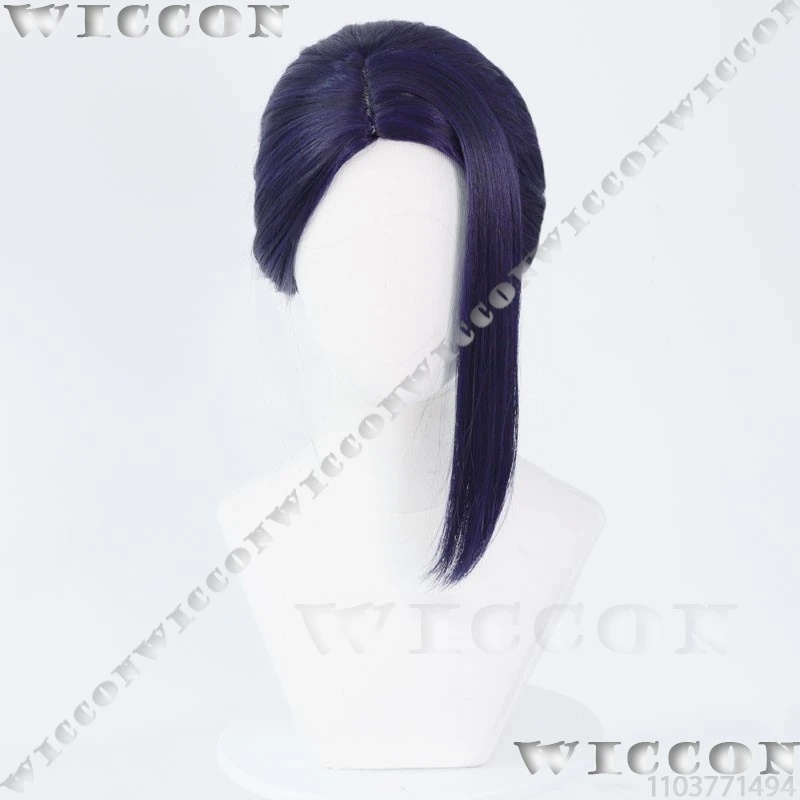 x;3,f6'b7\g,Caitlyn Kiramman A - Anime Cosplay Blue Hair reseña y precio