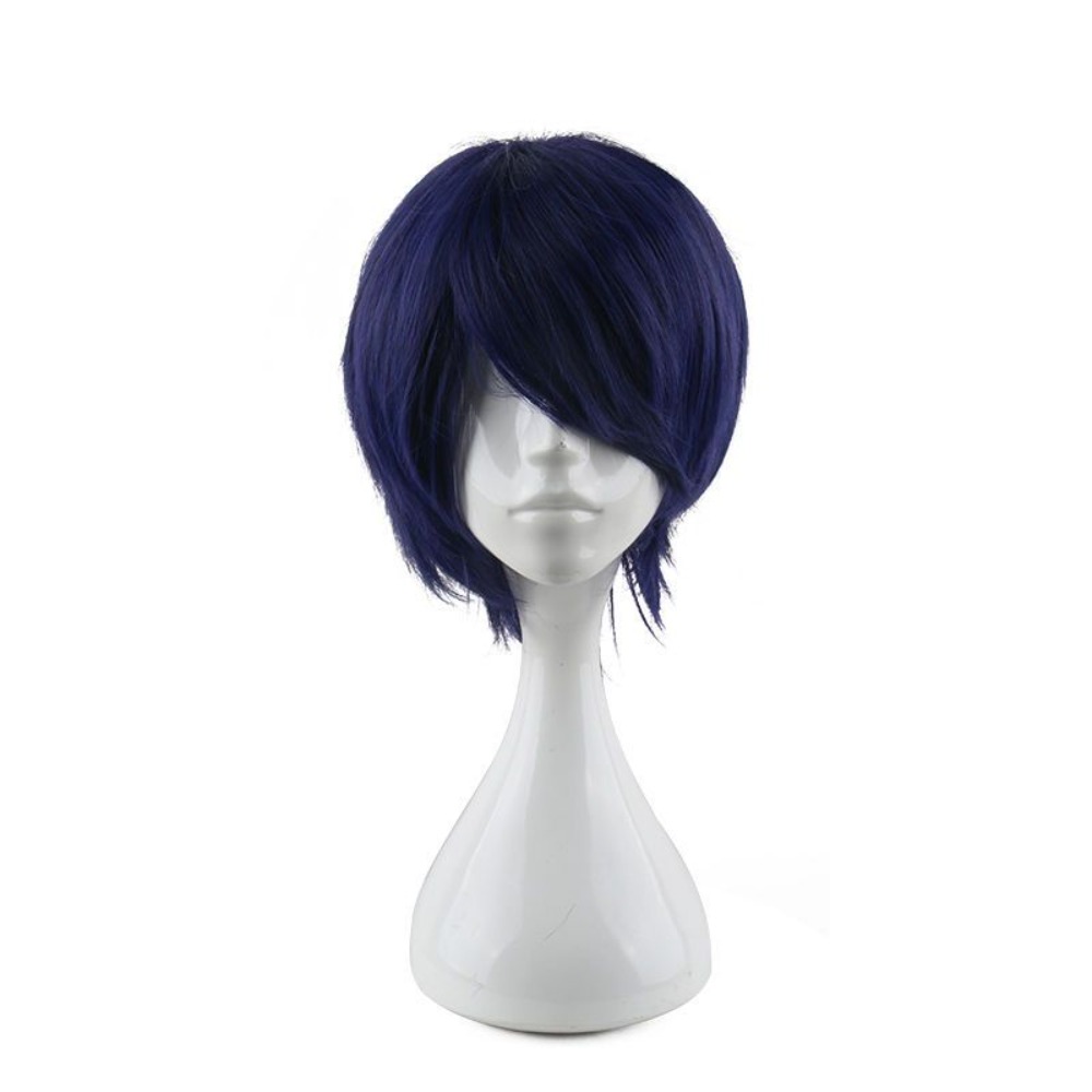 Peluca de Cosplay de Persona 5 - Anime Cosplay Blue Hair reseña y precio